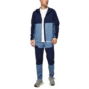 High Quality Spring Men's Windbreaker Tracksuit <b>Set</b> Customized Logo <b>Embroidery</b> Breathable Streetwear Windbreaker Tracksuits <b>sets</b> - Product Image 1