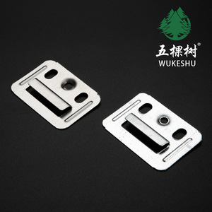 Clips de fixation pour panneaux muraux en acier inoxydable Wukeshu 85 mm, accessoires métriques pour panneaux muraux intégrés - Product Image 3