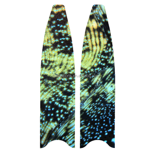 KUBO Palmes de natation en fibre de carbone Freedive Longs ailerons de pêche sous-marine grenouille équipement de poche Freedive flippe - Product Image 2