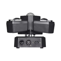 Projecteur de scène disco transfrontalier dynamique à quatre bras laser et LED IP65 avec tête mobile rotative et faisceau lumineux coloré