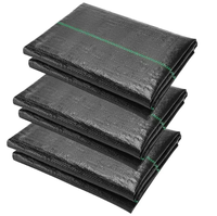 Couvre-sol tissé en plastique agricole pp tapis de contrôle des mauvaises herbes tissu barrière contre les mauvaises herbes telo pacciamatura tissu de paysage