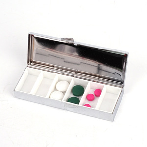 New Portable Mini Pill Box Travel Portable Packing Pill Box Household Food Grade Sealed Storage Pill Box