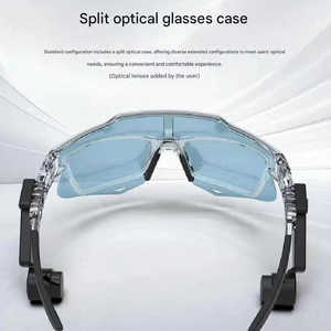 Lunettes intelligentes GT13 AI avec mode audio double, étanches IPX5, à conduction osseuse, pour le cyclisme, avec fonction de traduction - Product Image 2