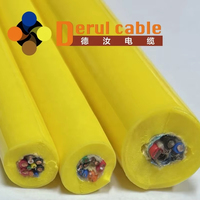Cable con Cubierta de PUR Flotante de Cero Flotabilidad, Conductor de Cobre Blindado Trenzado, 300-1000V, para Aplicaciones ROV de Clase Industrial