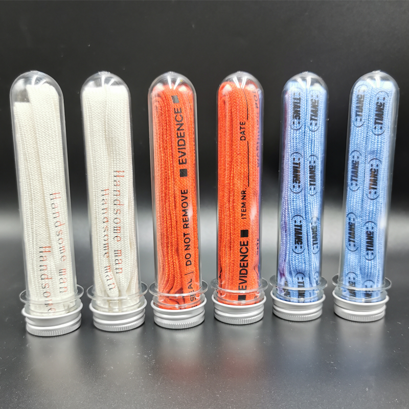 Шнурки с принтом на заказ, шнурки для шелкографии с пластиковой трубкой