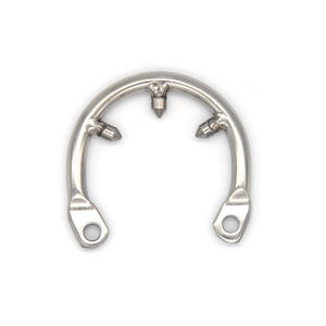 FRRK 304 Stainless Steel Metal <strong>Chastity</strong> Lock Accessory <strong>Spiked</strong> Device of <strong>Chastity</strong> <strong>Cage</strong> - Product Image 3