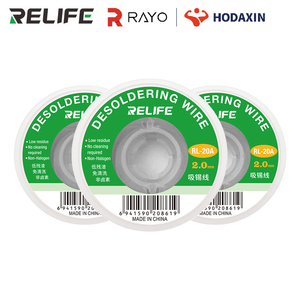 Mèche à dessouder à faible résidu RELIFE RL-20A Anti-oxydation Anti-corrosion Élimination rapide de l'étain Réduit les dommages thermiques des circuits imprimés - Product Image 3