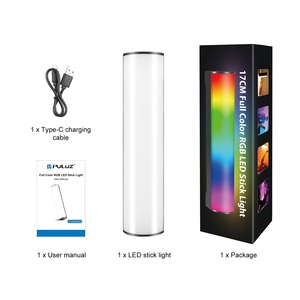 Vendre PULUZ Pu418, lumière LED portable magnétique RVB pleine couleur, 17 cm, pour vidéo, vlog, TikTok, photographie - Product Image 2