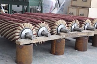 Pièces de machine à bois : Rouleau brosse en sisal pour ponçage et polissage, pour machine à poncer le bois et les meubles