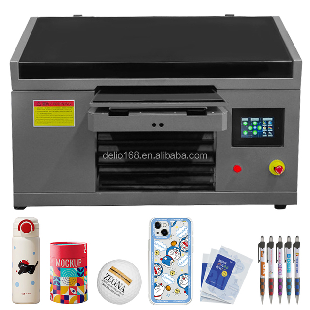 3D Cameo A3 Uv Flatbed Printer Machine for Sticker Phone Case Acrylic Xp600 Tx800 I1600 I3200 3050