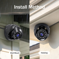 Caméra IP de véhicule étanche 4MP S-016 avec connecteur aviation 6 broches, caméra de sécurité POE pour voiture MDVR IPC vision nocturne OEM/ODM MOQ 1