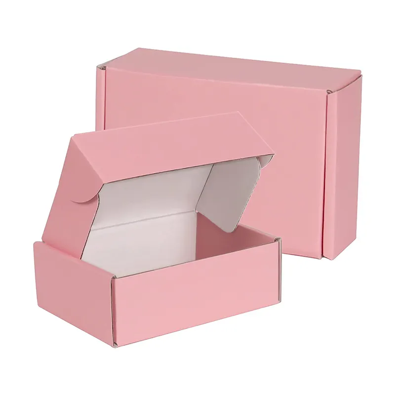 Cajas de envío único corrugado con impresión personalizada, caja de cartón con logotipo personalizado, venta al por mayor