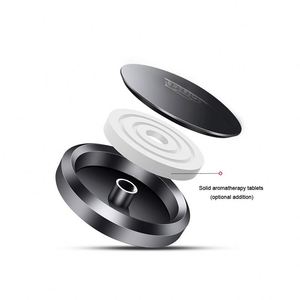 Ambientador de Coche Moderno de Aleación de Aluminio Plateado, Eliminador de Olores Sólido para el Tablero - Product Image 2