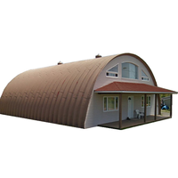 Couverture en acier pour conteneur, Hangar Quonset, Kits Quonset, Maison préfabriquée, Couverture de conteneur, Bâtiment en acier à toit arqué