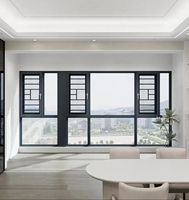Ventanas Abatibles Horizontales de Aleación de Aluminio Modernas, Resistentes a Huracanes, Insonorizadas y de Eficiencia Energética
