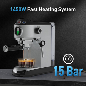 เครื่องชงกาแฟเอสเพรสโซกึ่งอัตโนมัติ 3 in 1 พร้อมเครื่องทำฟองนม - Product Image 2