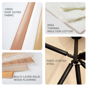 High Quality Supplier Vacation <strong>Tent</strong> With Outdoor Leisure Area And Large Space Glamping Stretch <strong>Tent</strong> - Product Image 5