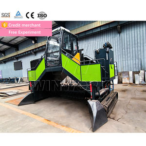 WINWORK 오일 팜 폐기물 퇴비화 시스템 모터 섬유 팜 프런드 생산 라인을 갖춘 대형 과일 껍질 퇴비 혼합 기계 - Product Image 3