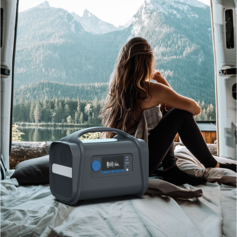 Солнечный генератор 600 Вт, резервная литиевая батарея lifepo4, перезаряжаемая аварийный источник питания, портативная электростанция