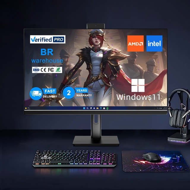 Factory New Desktop Computer All in One Pc 27 Inch Pc All-in-one Desktop Computer I3 I5 I7 Processor Desktop Pc All in One