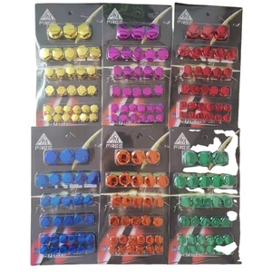 Pièces et accessoires de moto Vis de moyeu Boulon décoratif en plastique chromé <span class=keywords><strong>Cache</strong></span>-écrous de roue - Product Image 6