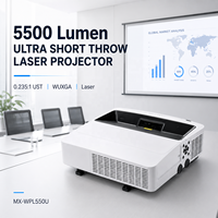 Projecteur laser commercial à ultra courte focale de 5500 lumens WUXGA pour l'installation en salle de réunion