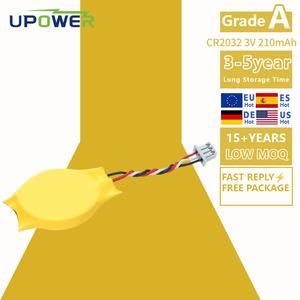 Pile bouton au lithium ULi nouvelle marque CMOS 3V 210mAh CR2032 <span class=keywords><strong>CR2477</strong></span> CR2450 CR2032 pour terminal de point de vente VX675 VX670 avec connecteur filaire - Product Image 4