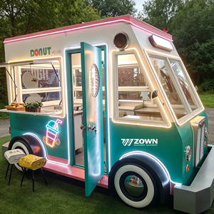 Nuevo Remolque de Comida Original para Catering, Camión de Café en Venta, Totalmente Equipado, Carrito de Acero Inoxidable para Dulces y Alimentos, 2 Años de Garantía - Product Image 3