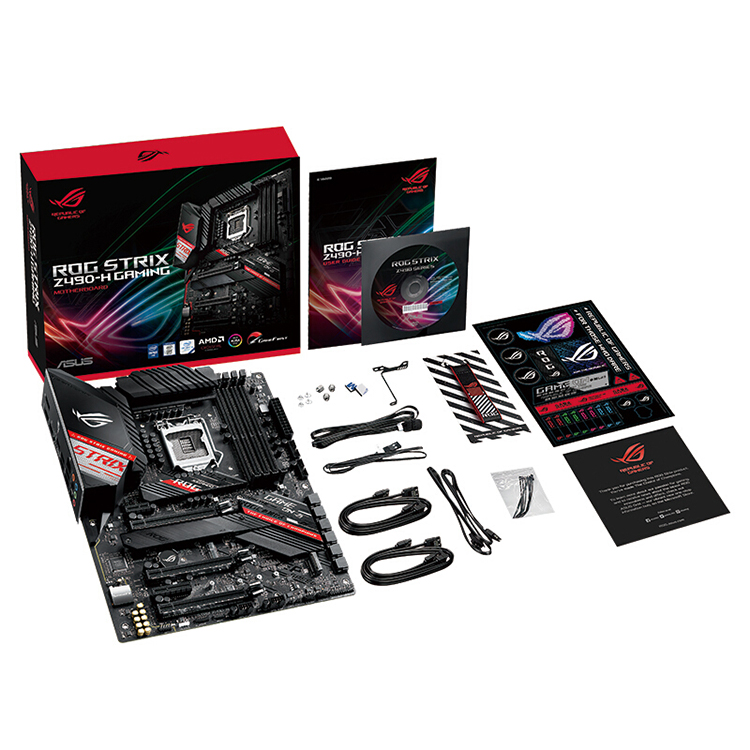 ASUS ROG STRIX Z490-HゲームATXマザーボードLGA 1200デスクトップ用