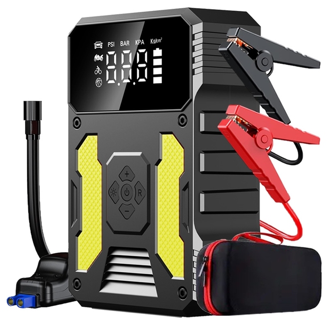 Best Selling 3000A Car Jump Starter with Air Compressor Portable Jump Starter Battery Booster Jump Starter with Tire Inflator