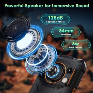 Teléfono Inteligente Resistente Fossibot F110L Premium de 128 GB para Juegos, Montañismo, Buceo, con Batería de Gran Capacidad, NFC, Visión Nocturna, IP68, GSM - Product Image 3