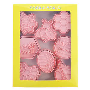 Moule à biscuits en forme d'<span class=keywords><strong>abeille</strong></span>, moule à biscuits en plastique pour festival des abeilles, miel, 3D, outils de pâtisserie pour gâteaux en fondant 3D - Product Image 5