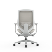 Chaise de bureau ergonomique pivotante réglable de qualité supérieure, plusieurs couleurs au choix, dossier en maille respirante, coussin doux, pour bureau et domicile
