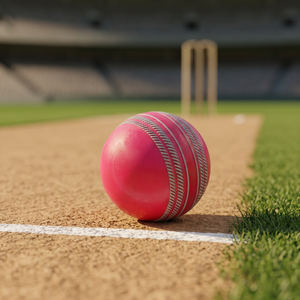 Ballon de cricket cousu en cuir rouge du groupe JNA avec surpiqûres blanches classiques, pour droitiers, 2,6 lb, pour l'entraînement et les matchs - Product Image 4