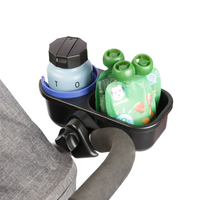 Poussette Enfant Snack Plateau Avec Porte-Gobelet Enfant Snack Plateau Multifonction Poussette Organisateur et Porte-Boisson Poussette Porte-Gobelet
