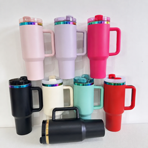 Nuevo Vaso Térmico de 40oz con Asa, Logotipo Personalizado, Diseño de Dibujos Animados, Taza de Viaje de Acero Inoxidable con Aislamiento al Vacío para Regalo 2026 - Product Image 1