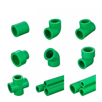 Raccord de tuyau en Tee tpr de haute qualité, couleur verte, Tubes de plomberie personnalisés de 20 à LK-211 mm pour l'alimentation en eau, 125