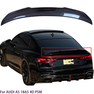 สปอยเลอร์หลังคาร์บอนไฟเบอร์ทรง PSM สำหรับ A5 S5 RS5 B9 4 ประตู Sportback ปี 2016-2025 - Product Image 1