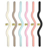 Barre de musculation en silicone de 15 lb pour entraînement à domicile, idéale pour Pilates et Yoga (accessoires inclus)
