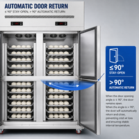 Congélateur industriel commercial pour boulangerie, congélateur à air refroidi pour la pâte à pain, les pâtisseries, les biscuits et la transformation des aliments surgelés