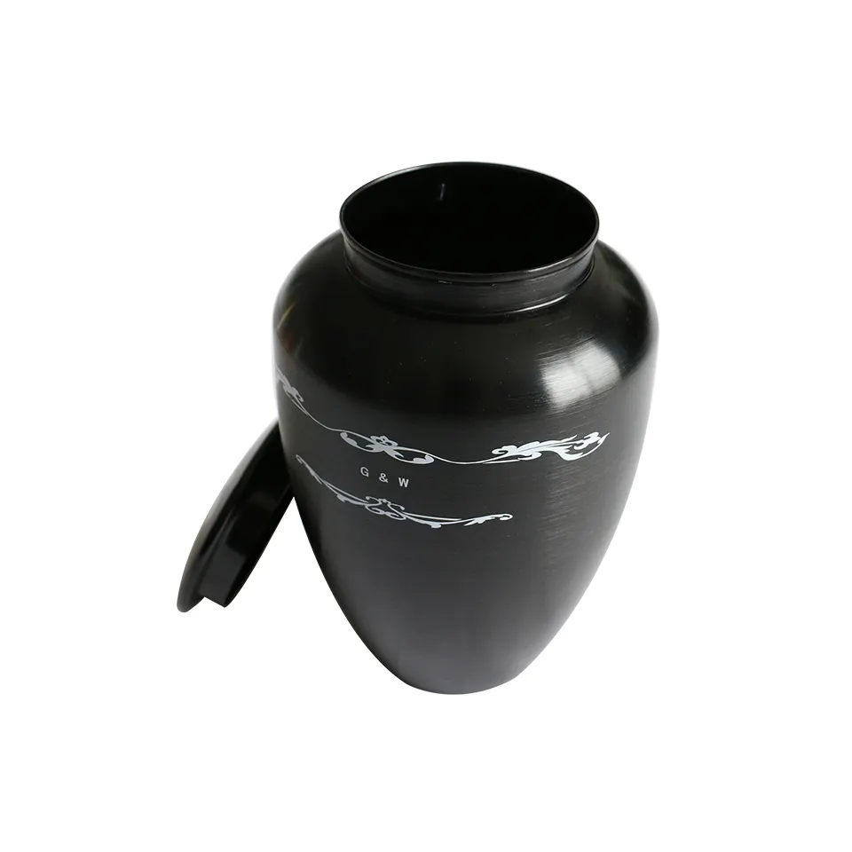 Wholesale metal spinning Pet keepsake cremation urns