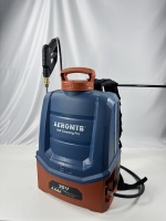 Agrarische 15L rugzakspuit met accu, verstelbare spuitmond, 67psi max. druk, lange batterijduur, automatische pomp, PP, 150cm