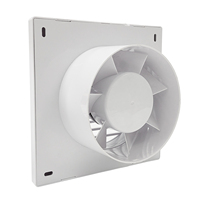 Vente en gros 4 5 6 8 pouces usage domestique à faible bruit en plastique fenêtre montage salle de bain toilette Air Ventilation ventilateur d'extraction usine
