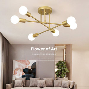 <span class=keywords><strong>Plafonnier</strong></span> LED nordique créatif, éclairage domestique pour <span class=keywords><strong>salon</strong></span>, chambre à coucher, chambre d'enfant, appartement, <span class=keywords><strong>maison</strong></span> de location - Product Image 1