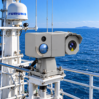Caméra thermique PTZ multispectrale longue portée pour la surveillance des canaux maritimes et la patrouille de la garde côtière