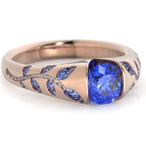 Bague H107 en Morganite Fleurie, Argent 925, Taille Ovale, Sertissage Pavé, Bagues de Fiançailles pour Femme avec Pierre Précieuse - Product Image 3