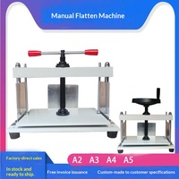 Machine à aplanir les sols manuelle A3, presse à papier de bureau simple, machine à plastifier et à façonner
