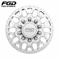 Jantes forgées polies 10 trous de 17, 22, 24, 26 pouces 8x165.1 8x200 DRW pour Ford F-350, Ram 3500, Chevy Silverado 3500HD