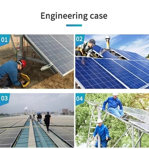 ชุดแผงโซลาร์เซลล์ไฮบริด 10KW MPPT พร้อมแบตเตอรี่ลิเธียมไอออน ระบบออน/ออฟกริด ชุดอุปกรณ์ครบชุดสำหรับบ้าน ระบบไฟฟ้าครบวงจร 10KW - Product Image 2