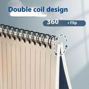Wholesale Thickened <b>A5</b> Coil <b>Notebook</b> Simple B5 Notepad High-Looking Loose-leaf Exercise Book Primary School Students Leather A3 - Product Image 3